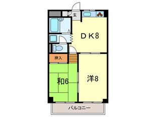 ポコアポコさくら夙川メゾンの物件間取画像